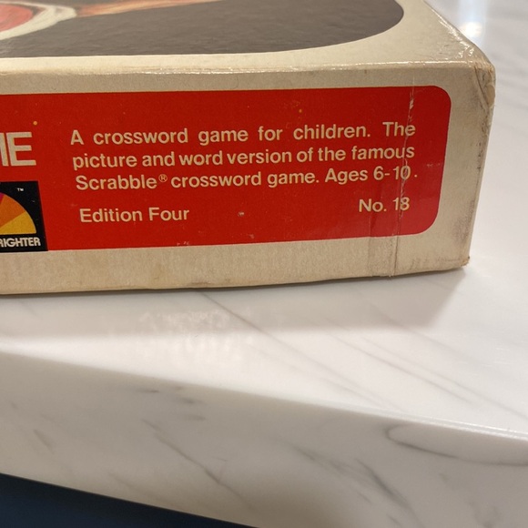 Vintage 1975 Scrabble Crossword Game For Juniors - Picture 5 of 6